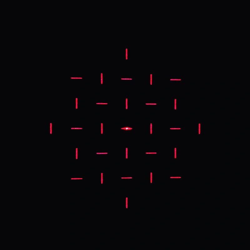 OEM Indicative Pattern Diffraction Diffractive Optical Elements Laser Gratings Plastic Lens DOE