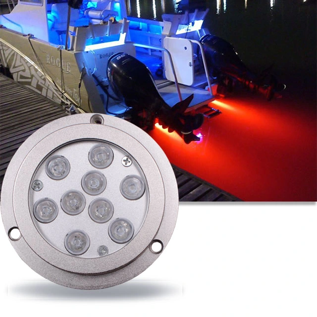 12volts Flush Mounted Blue 27W Water Proof Marine Underwater LED Light for Boat