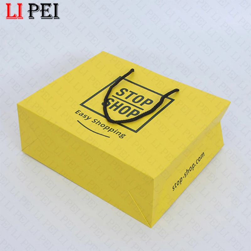 Factory Outlet Sale Eco-Friendly Carrier Kraft Gift Packaging Custom Shopping Kraft Paper Bag with Logo for Gifts