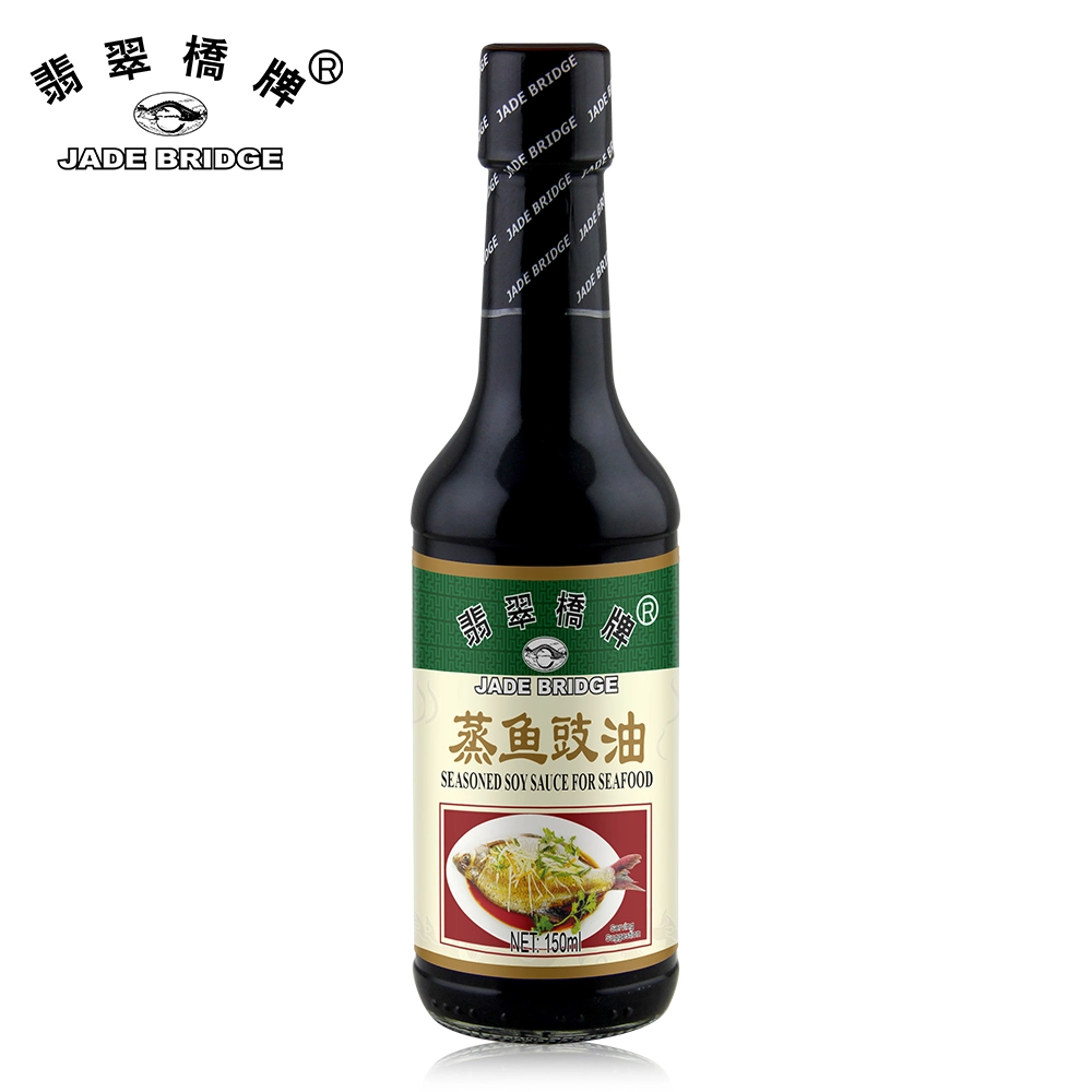 OEM Factory Price Non-GMO Steamed Cuisin Wholesale 150 Ml Bottle Seasoned Soy Sauce for Seafood