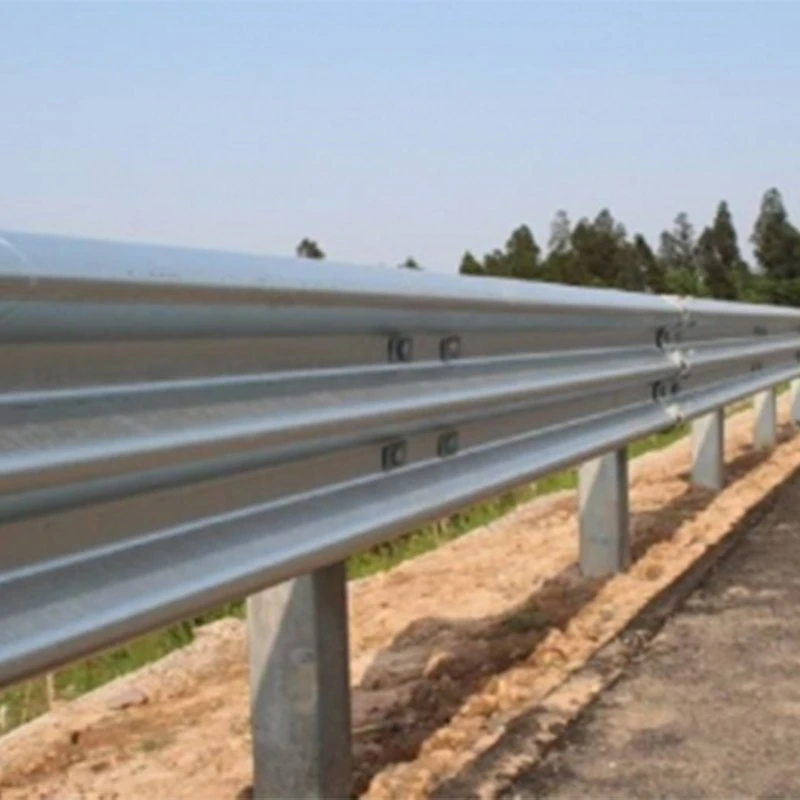 Galvanized Metal Thrie Beam Highway Crash Barrier