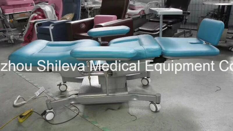 Adjustable Medical IV Stand Infusion Recliner Blood Chair Used Hospital Furniture