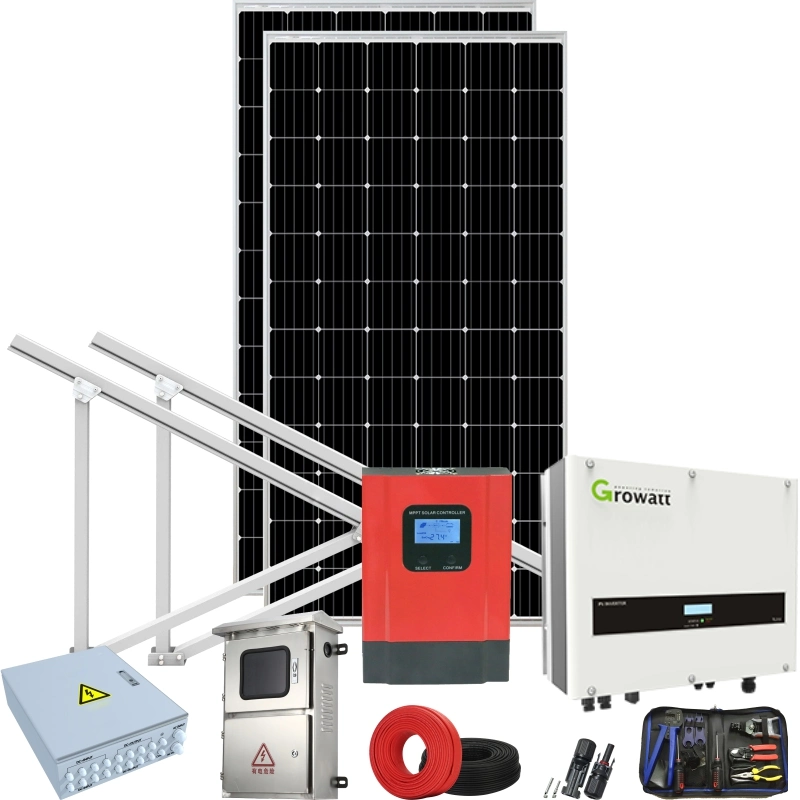 7kw a 20kw Sistema de energía solar para cargar el teléfono móvil y su uso en casa