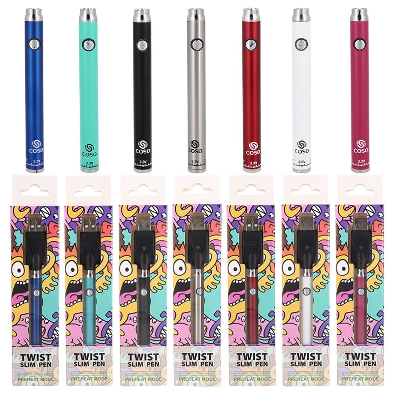 Neuer Artikel 2022 Beliebte 380mAh 1,5ohm Vape Pen Batterie für 510 Gewinde Keramikspule Vape Cartridge