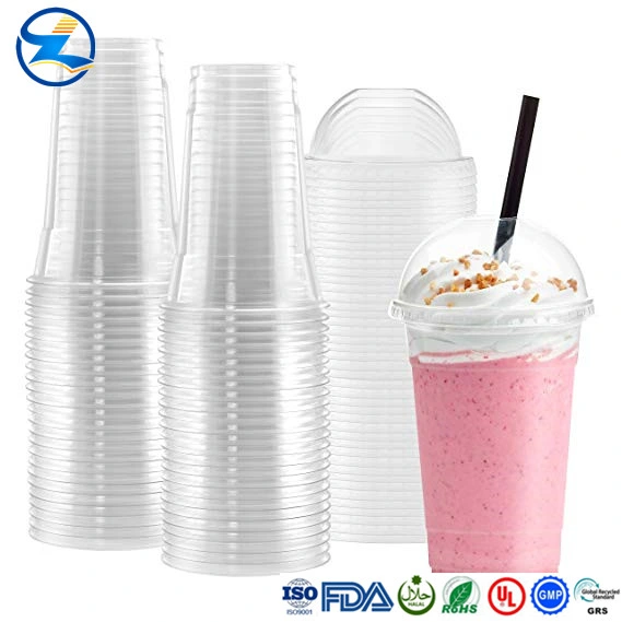 Disposable PLA Sauce Container with Lid Plastic Mini Cup for Sauce 1oz 2oz 3oz