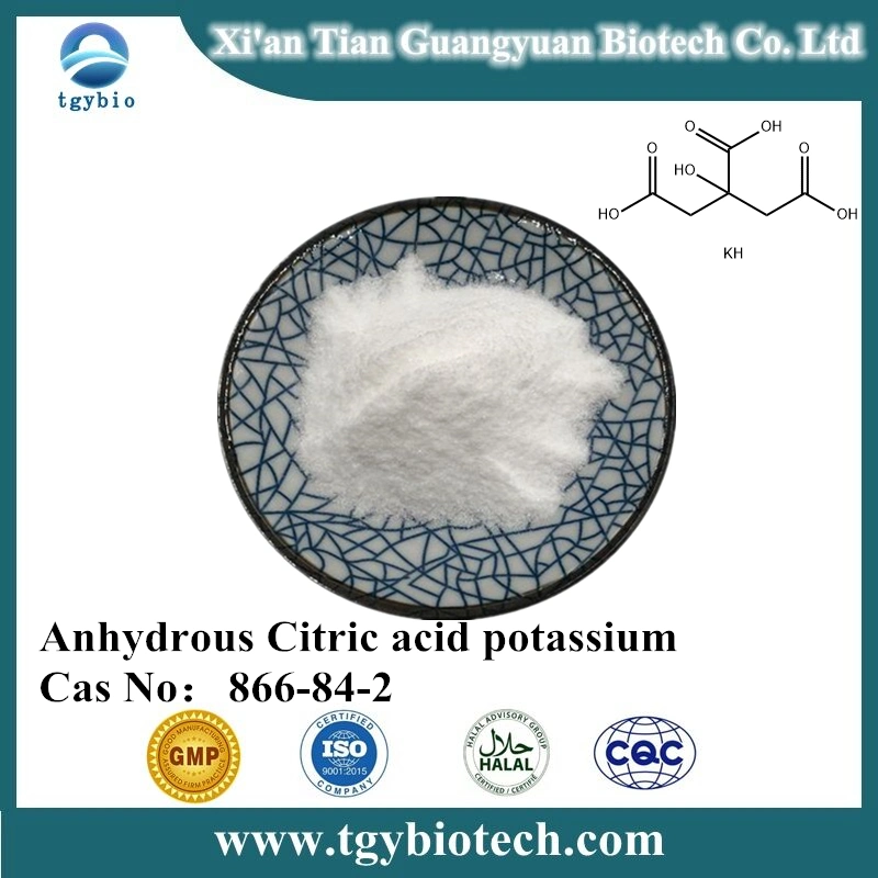 Food Grade Anhydrous Citric Acid Potassium 866-84-2 with Top Quality