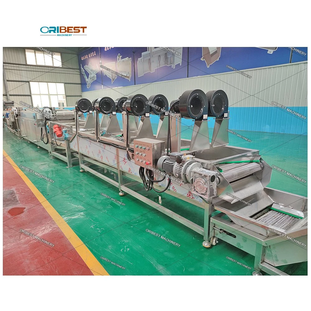 Low Energy Fried Food Oil Removing Machine Air Drying Line