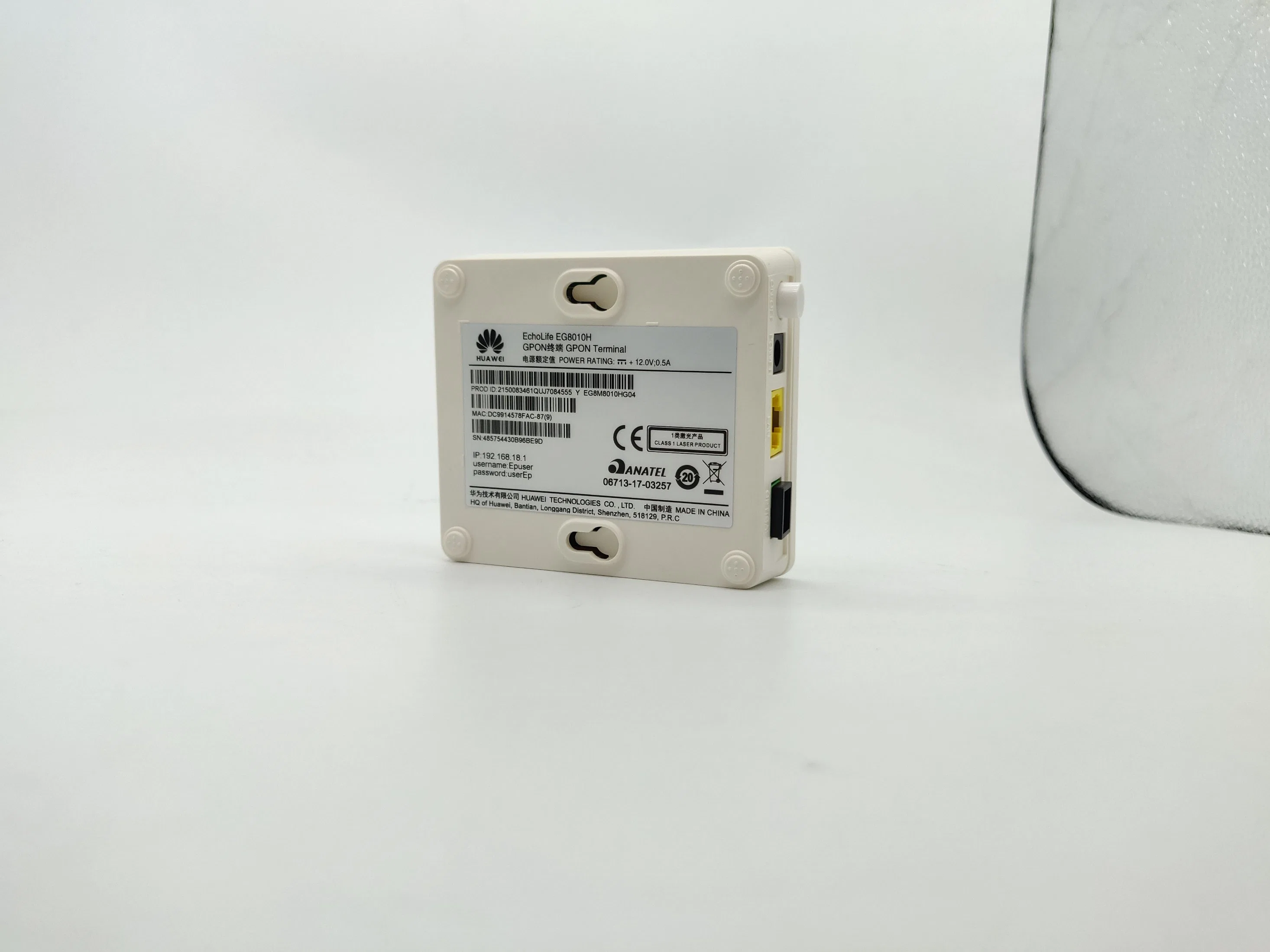 ONU Fiber Optic Eg8010h Huwei Gpon 1eg Unmarked R15 ONU/Ont/Olt