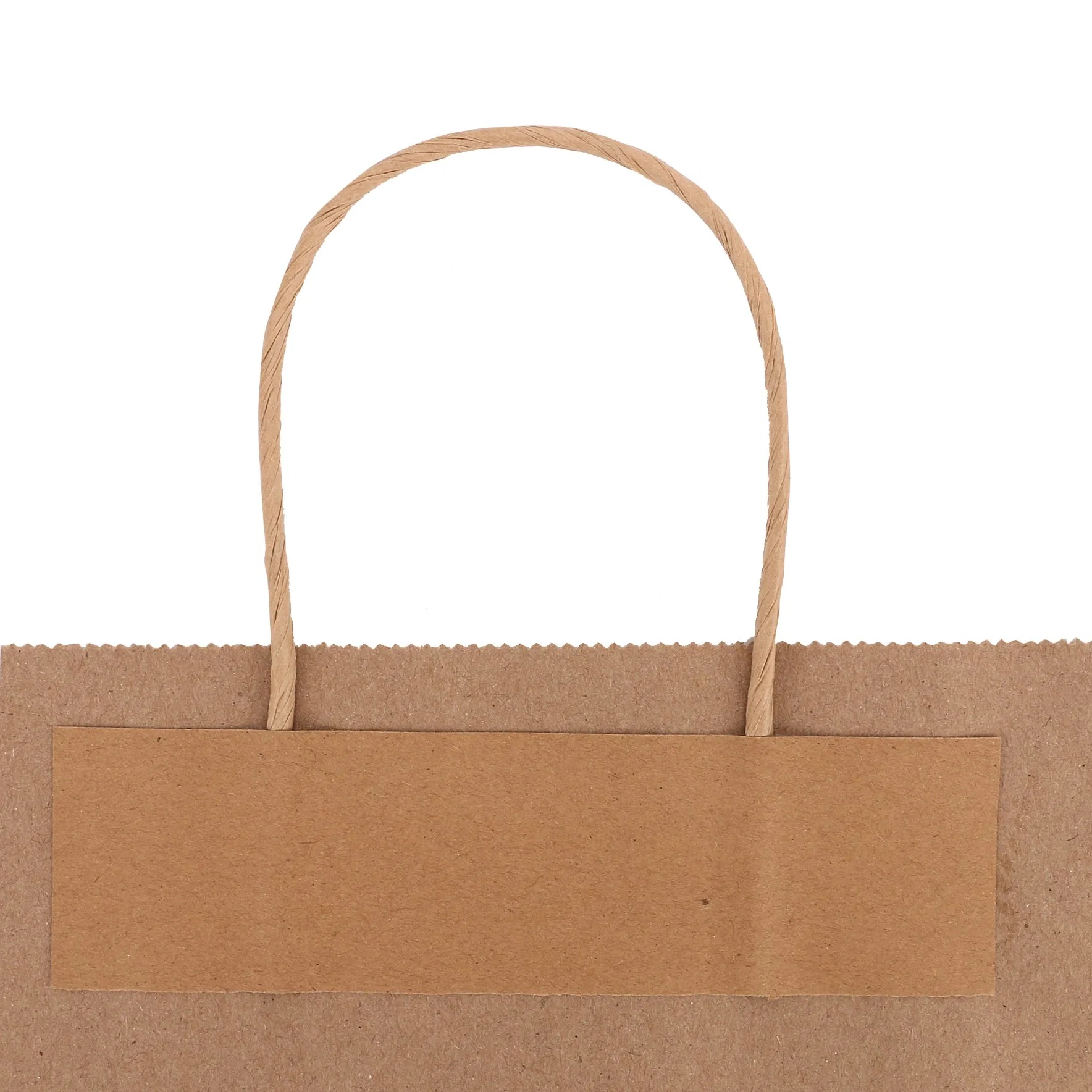 Customised Big Recycled Retail Papel Kraft Gift Paper Shopping Bags with Handle