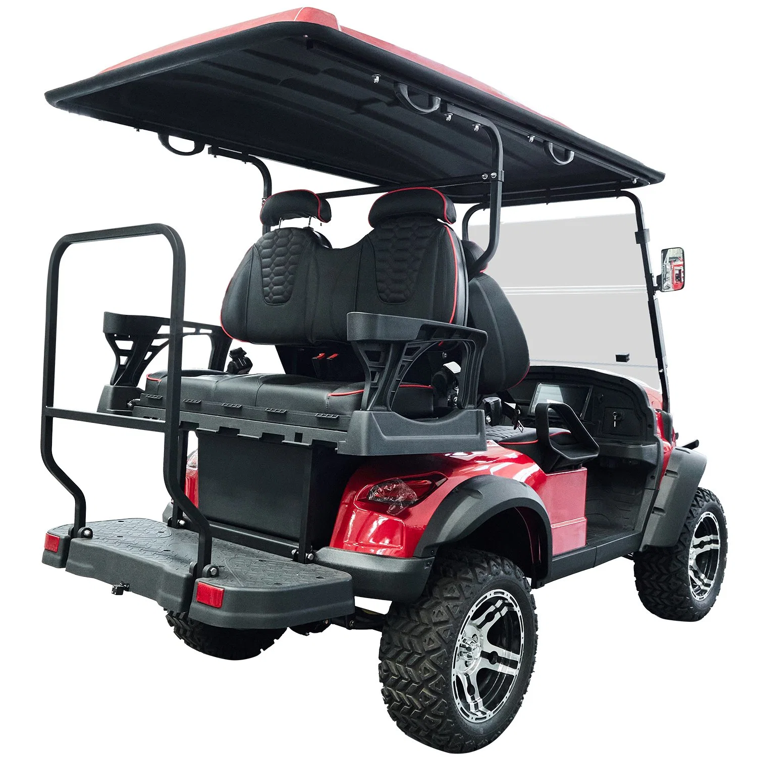 2023 New Modle Style F for Exclusive Right Wh2040K-4-F Factory 4 Seat Sightseeing Bus Club Cart Electric Golf Buggy Hunting Cart with CE DOT