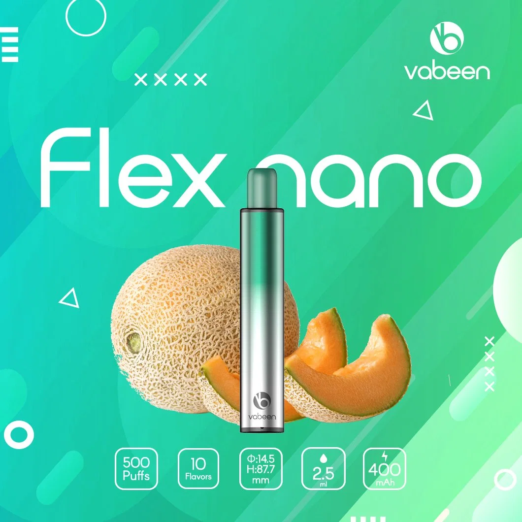 La mejor calidad precio de fábrica Vabeen Vabeen Flex Nano 500 inhalaciones de Vape desechables vaporizador