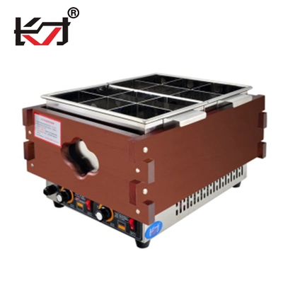 HS-10-5/2bf Elektrischer Edelstahl Kanto Kochherd Snack Food Oden Herd Maschine mit Holzkoffer