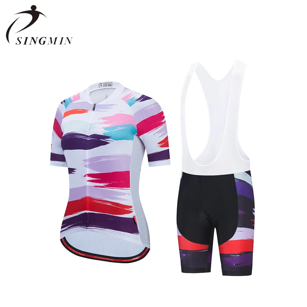 Bicicleta bicicleta equipo hombres visten prendas de vestir Juego de Culotte Ciclismo personalizada Jersey