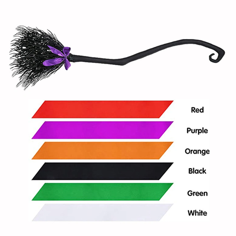 Witch Broom Decoration Cosplay Costumes Witch Magic Broom Item