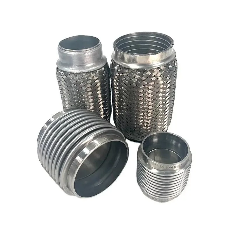 High Quality Stainless Steel Ss201 SS304 Car Flexible Exhaust Bellow Corrugated Pipe Connector Exhaust Pipe