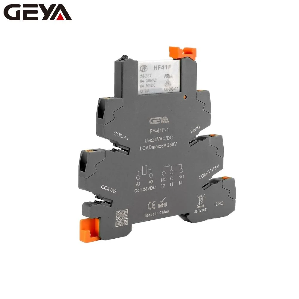 with Optocoupler Modbus Geya RF Module Bluetooth Relay Fy-41f 6.22mm Slim Socket