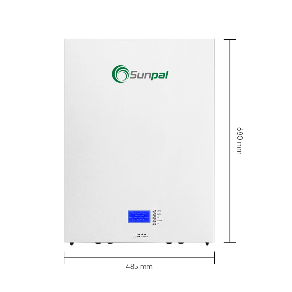 Powerwall LiFePO4 Batterien Pack 48V 100Ah 200Ah 5kwh 10kWh Home Lithium-Batterie Solarspeicher IP65 Spezifikation