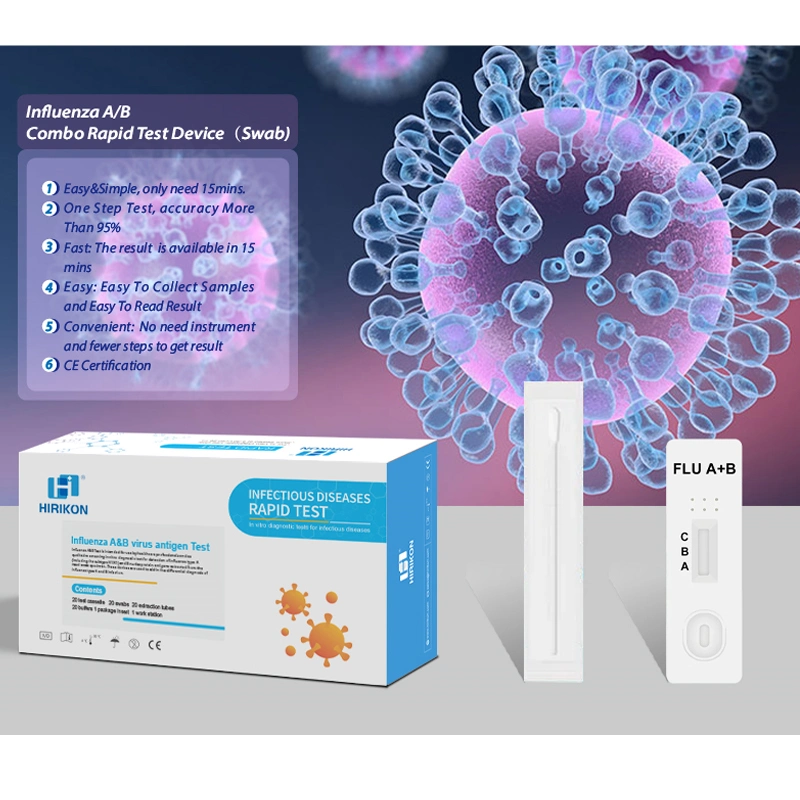 Hirikon Ansteckungsvirus Influenza A/B Antigen Schnelltest