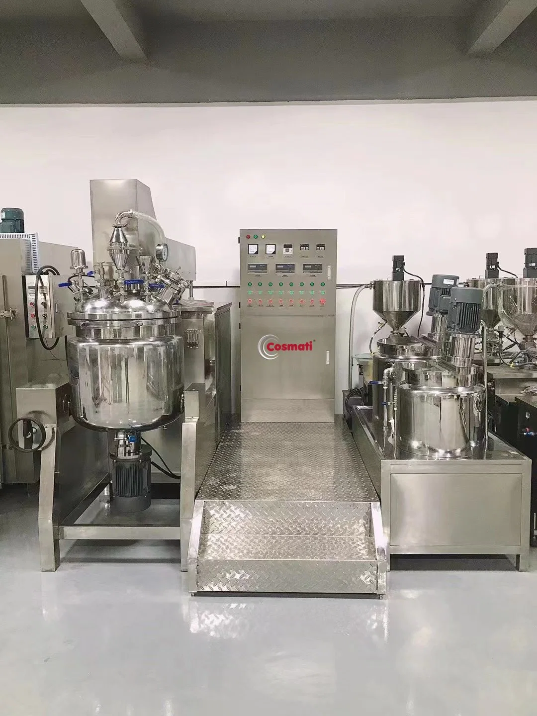 50L Cosmetic Cream Emulsion Making Machine Vacuum Homogenizer Emulsifier Mixer