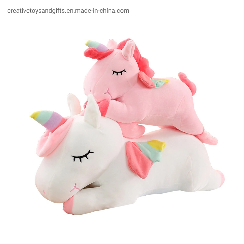 Hot Vente en gros jouet Bébé personnalisé de haute qualité usine directe des jeunes filles jolie Rose poupée Bébé doux Peluches mascottes de jouet en peluche géant mignon Animal jouets Unicorn