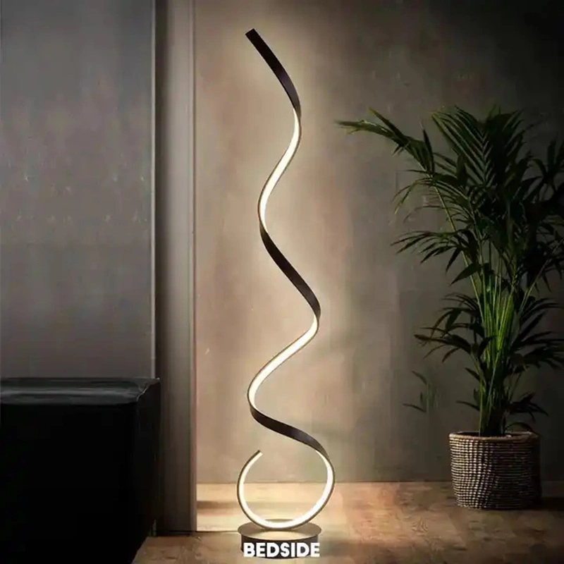 Éclairage de sol à intensité variable sans électricité, lampe de sol LED de style nordique pour chambre à coucher, salon vertical, lampe de sol moderne.