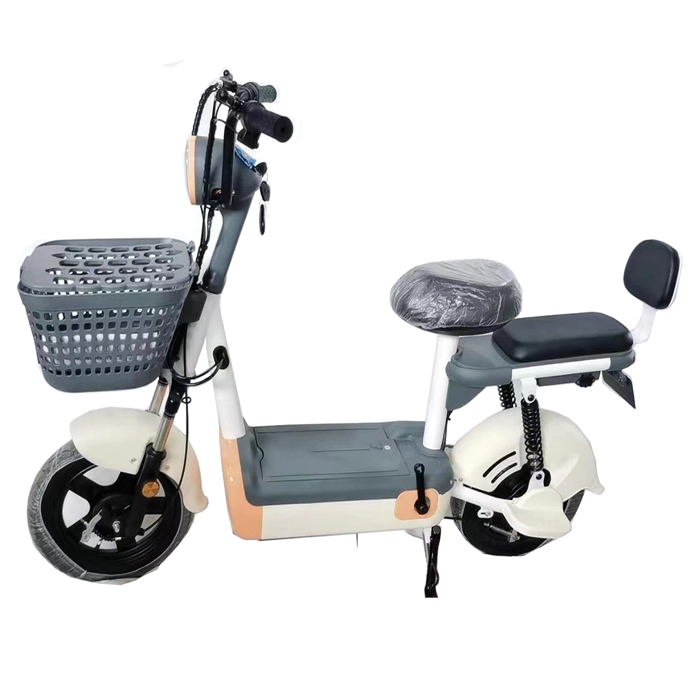 Tjhm-014D CE Electric Scooter Tunisia Moped 350W Electric Bike with Basket