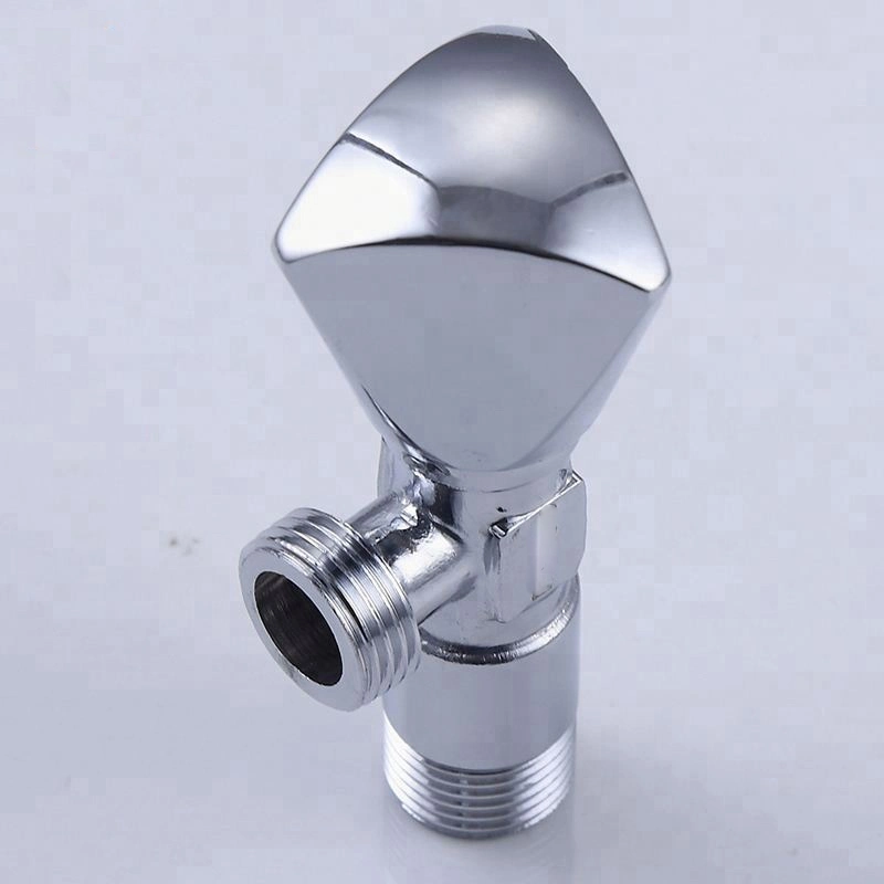 Original Factory Wall Mounted 304 Stainless Steel Angle Valve G1/2 Nickel Brushed Faucet Accessories Angle Stop Valve