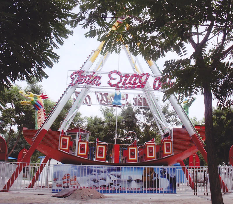 Pour les enfants Thrill populaire thème 16/24/ 60personnes Pirate Ship Amusement Terrain de jeu extérieur