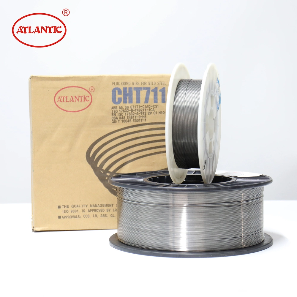 Atlantic OEM ODM Obm Factory Wholesale Price Tungsten Carbide Copper 0.8mm CO2 Solder MIG Mag TIG Welding Wire E71t1 Flux Cored Welding Wire