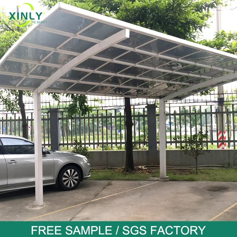 DIY Aluminum Garage with Polycarbonate PC Sheet Carport Aluminum Frame Car Parking