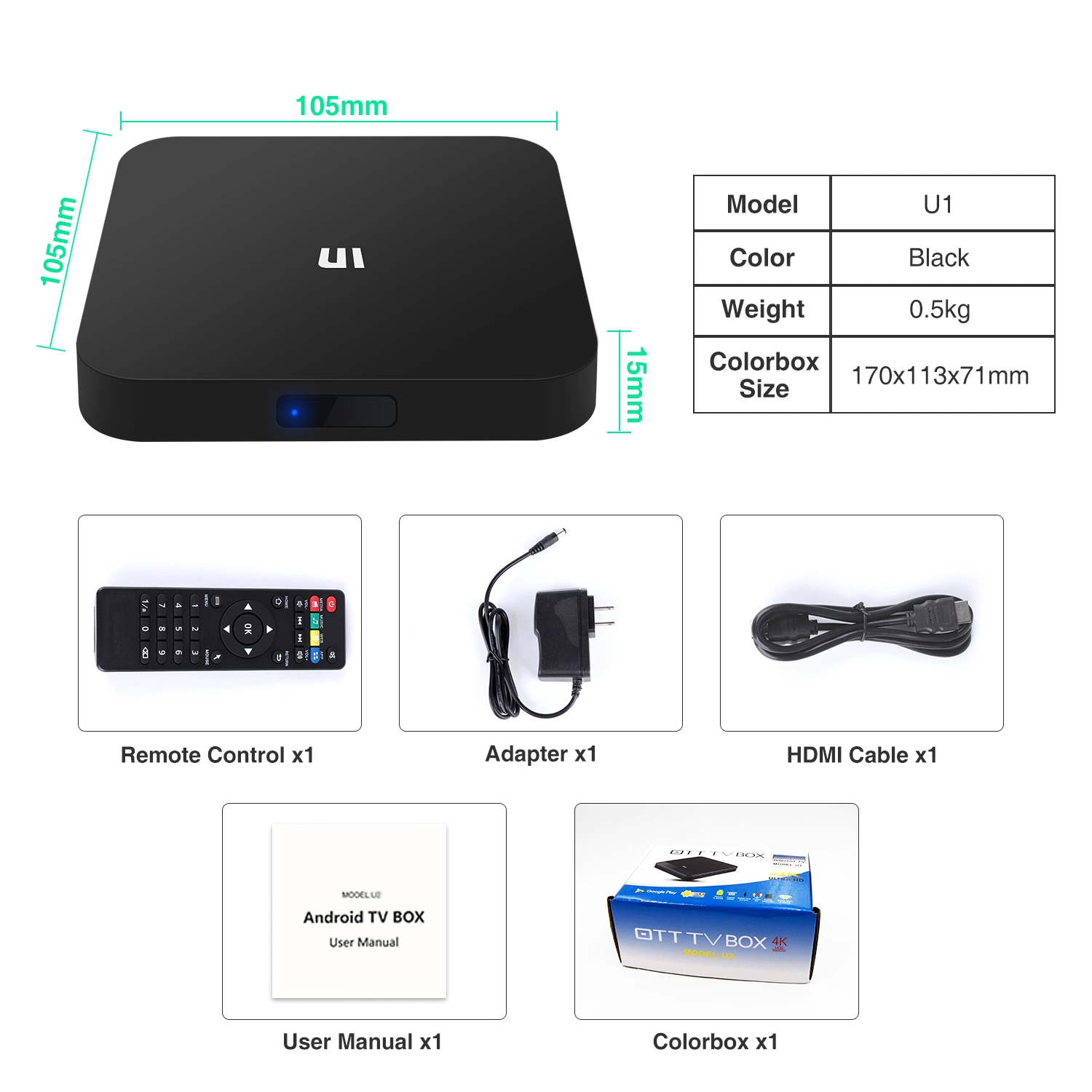 Smart IPTV Amlogic S9052GB+16GB Android HD TV Box