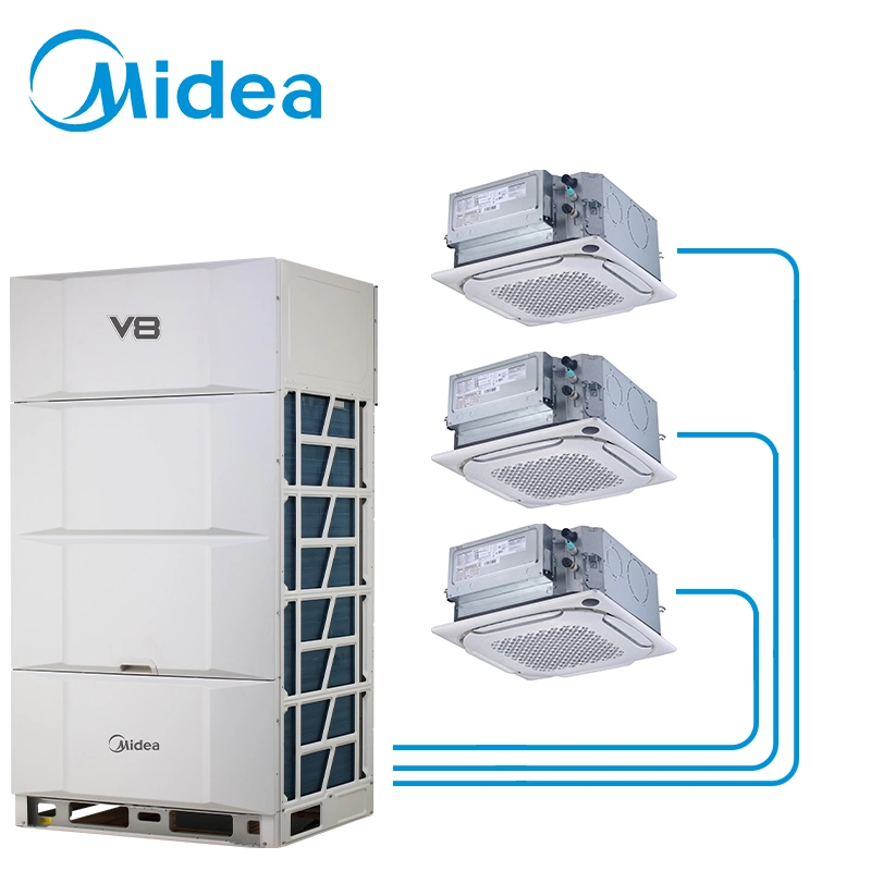 Midea VRF V8 Duplo ciclo de Serviço 40kw Smart preço barato Sistema HVAC Central quente sistema Ar Condicionado Comercial com Divisão múltipla