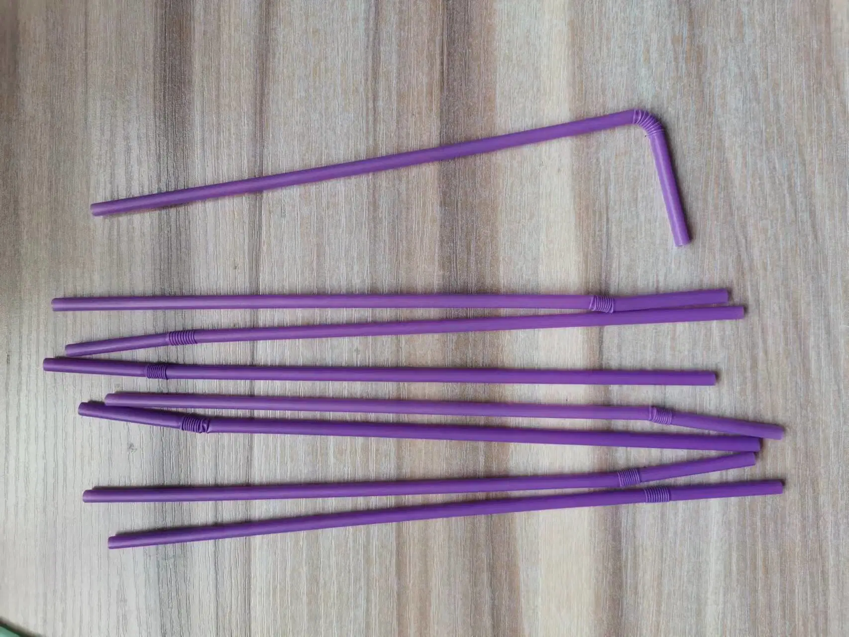 New Zheng Yuan Supply BPA Free Colored Biodegradable Size Customized PLA Flexible Drinking Straw