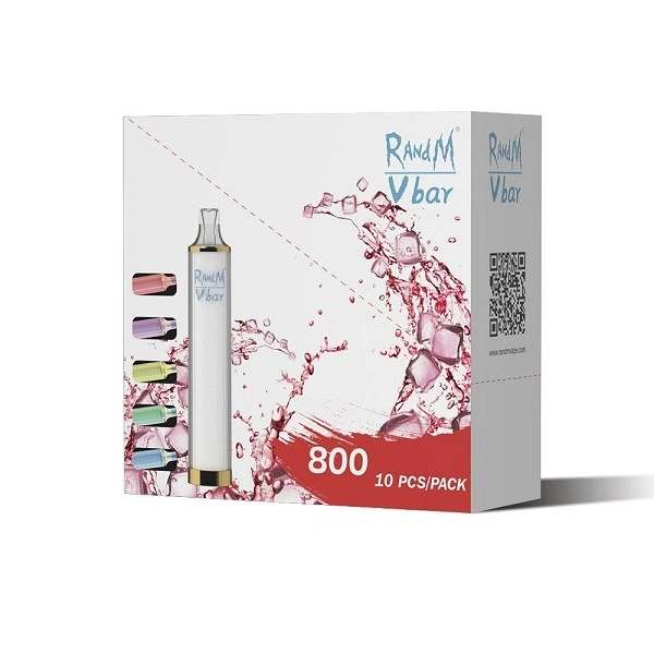 Original Randm Vbar 800puffs Vape 550mAh Battery 2ml RGB Light