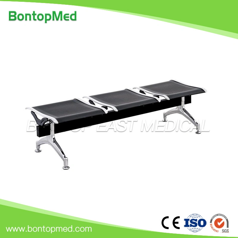 Wholesale/Supplier Hospital Airport Stainless Steel Lounge Bench Waiting Chair with 3 Seats