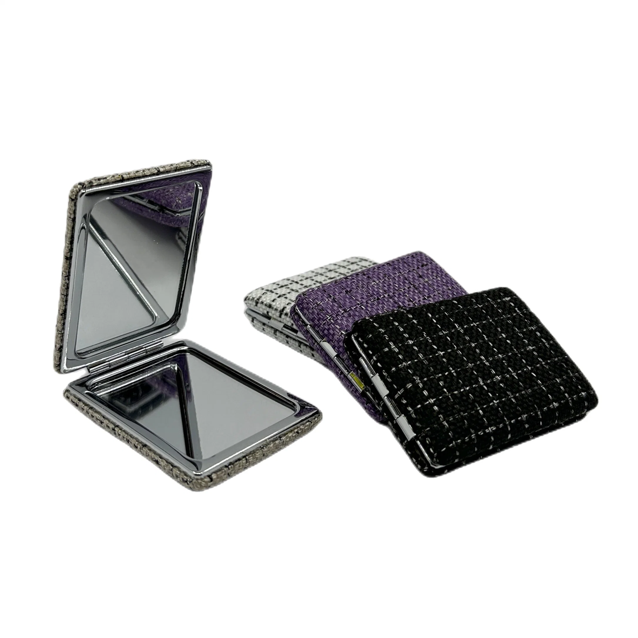 Custom Design Rectangle Foldable Compact Makeup Mirror for Men