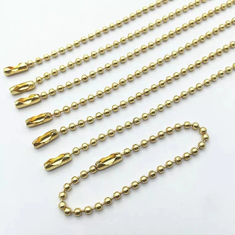 Stainless Steel Tag Chain Wholesale/Supplier DIY Accessories Keychain Beaded Chain Necklace