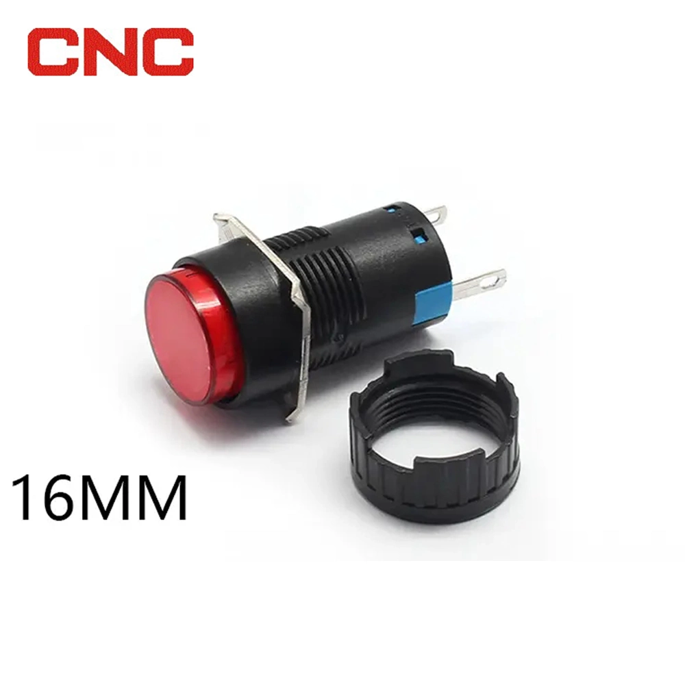 Good Service Red Blue Light Lamp LED Indicator Lamps Push Button Switch
