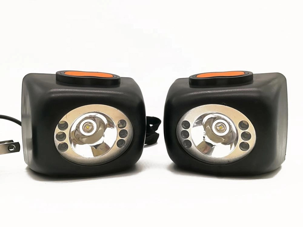 New National Standard Plug Mining Head Lamp Waterproof Flashlight Torch 2 Modes Rechargeable Headlamp LED