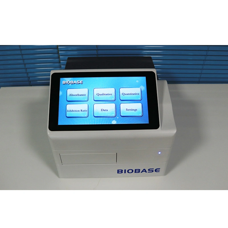 Anticorpo Biobase com ecrã tátil Elisa Microplate Reader IVD para hospitais