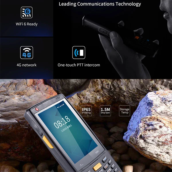 Original Hersteller Android 10 Handheld Data Collect Terminal IP65 Rugged PDA-Scanner C9500