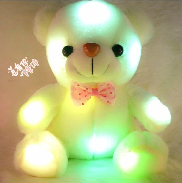 Kids Birthday Gift LED Flashing Light Teddy Bear Plush Toy