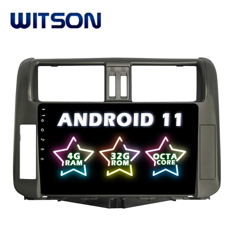 Witson Android 11 GPS coche reproductor de DVD para Toyota 2011-2013 Prado 4GB RAM 64GB Flash Gran pantalla en coche DVD Reproductor