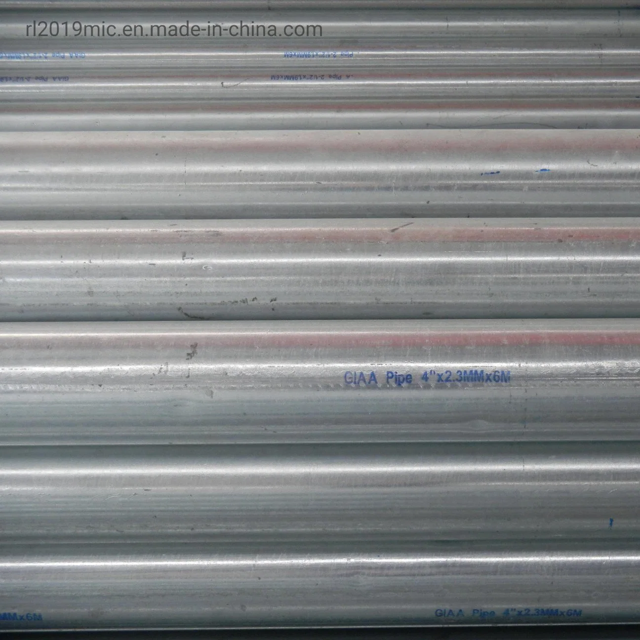 JIS/ASTM /G550 tubería de hierro personalizable tubería de acero galvanizado