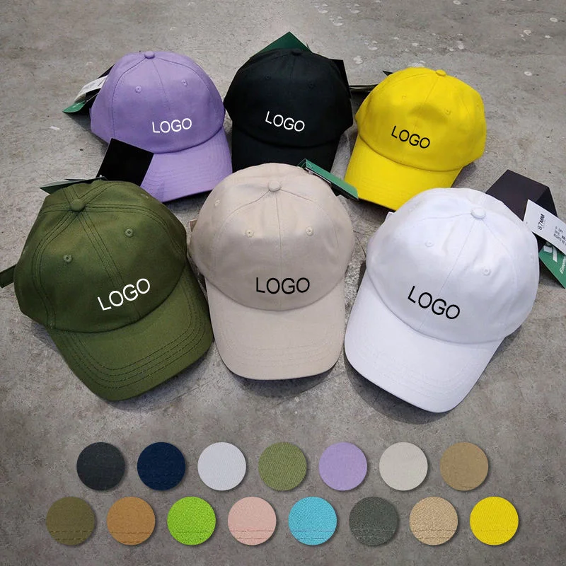 Wholesale Custom Logo High Quality Cotton Sports Hats Baseball Cap