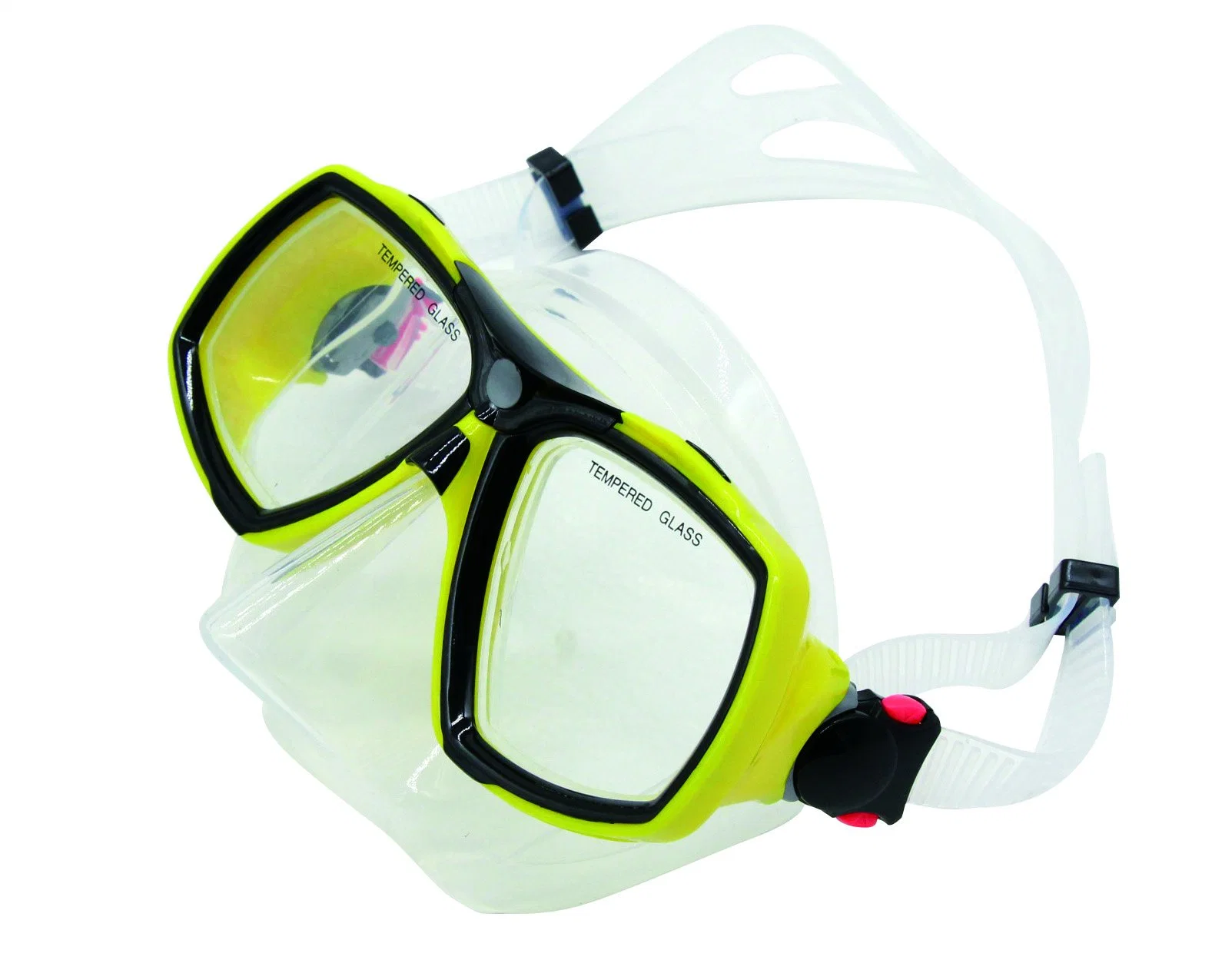 Swim Goggles Free Diving Mask Diving Snorkeling Scuba Swimming Mask Tempered Glass Lens Goggles for Adults Men Women