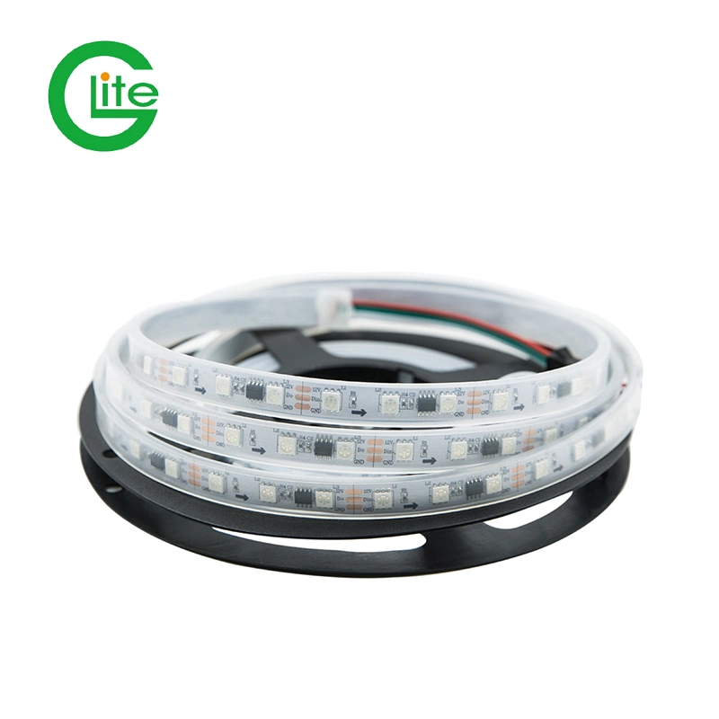 High quality/High cost performance Digital Ucs1903 Addressable Point IP65 RGB Programmable Strip 12mm LED Light Ws2811 Pixel