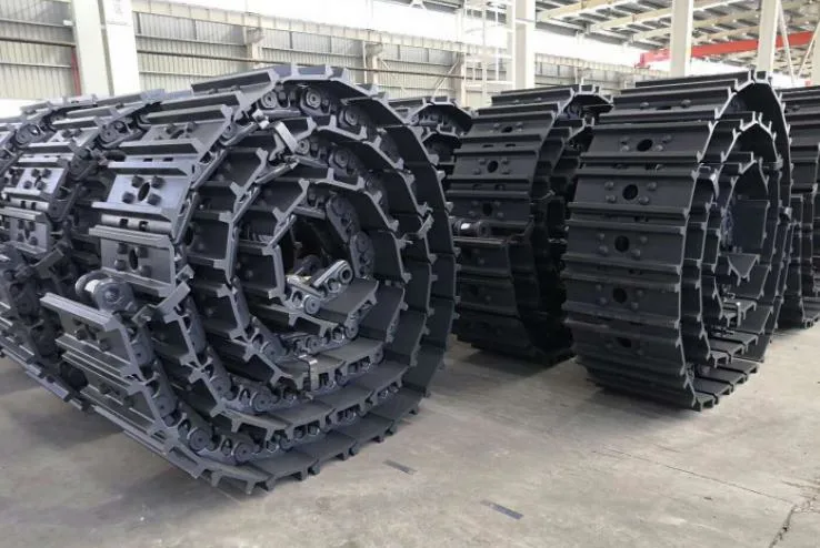 Rsbm Mini Excavator Construction Rubber Track Pads Undercarriage Spare Parts Track Link Chain Assy Undercarriage Parts