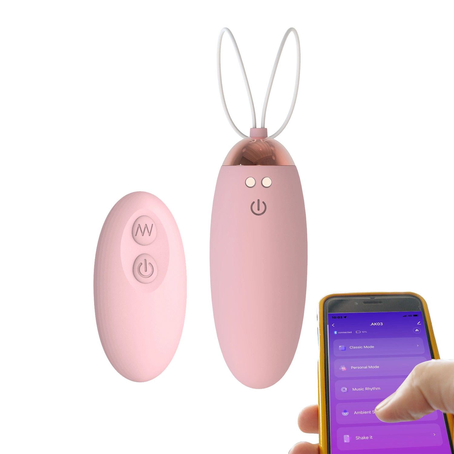 New Design Smart APP Controller Mini Love Vibrating Egg Wireless Remote Control Jump Egg Vibrator for Woman Sex Toy