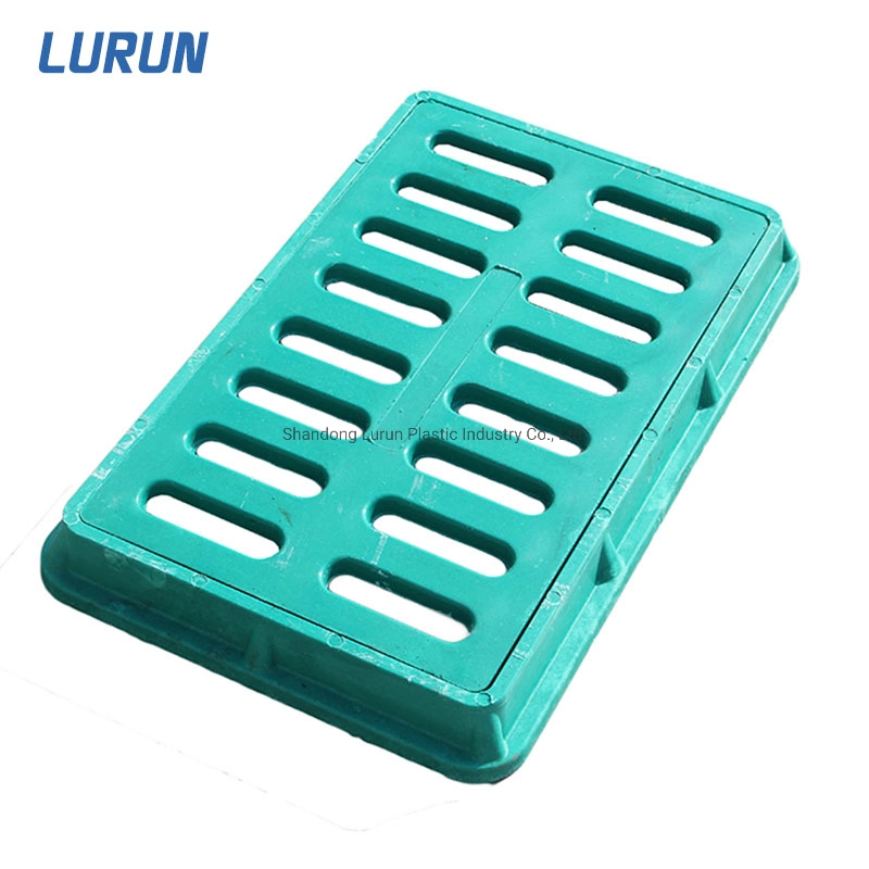 Parking Lot Black High Strength Plastic Rectangular Floor Grating Trench Drain Cover